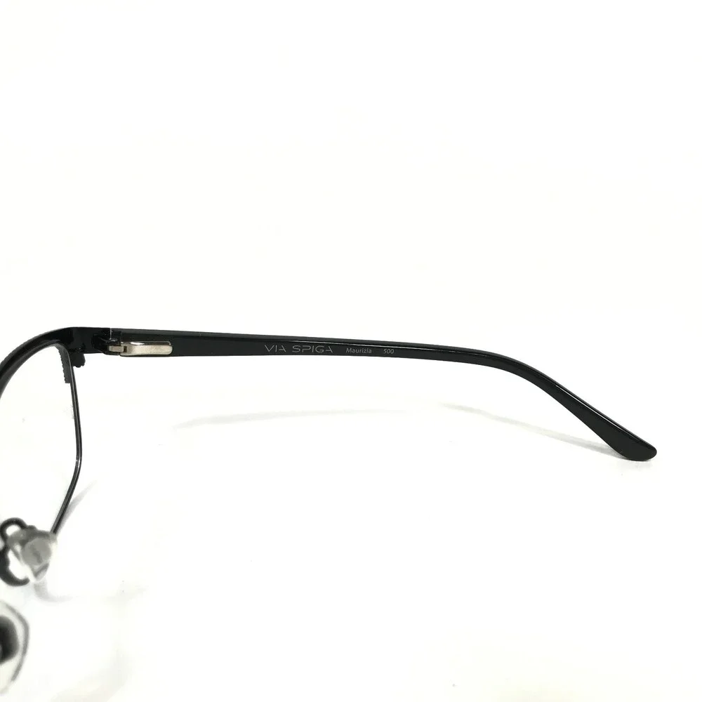 Via Spiga Eyeglasses Frames Maurizia 500 ZYLOWARE Black Green 53-17-135